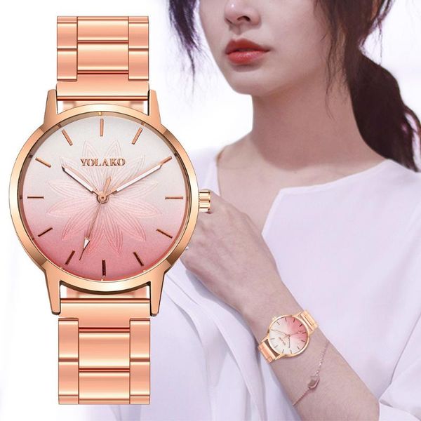 wristwatches gold frosted stainless steel mesh belt ladies quartz women watches bracelet watch luxury female saat, Slivery;brown
wristwatches gold frosted stainless steel mesh belt ladies quartz women watches bracelet watch luxury female saat, Slivery;brown