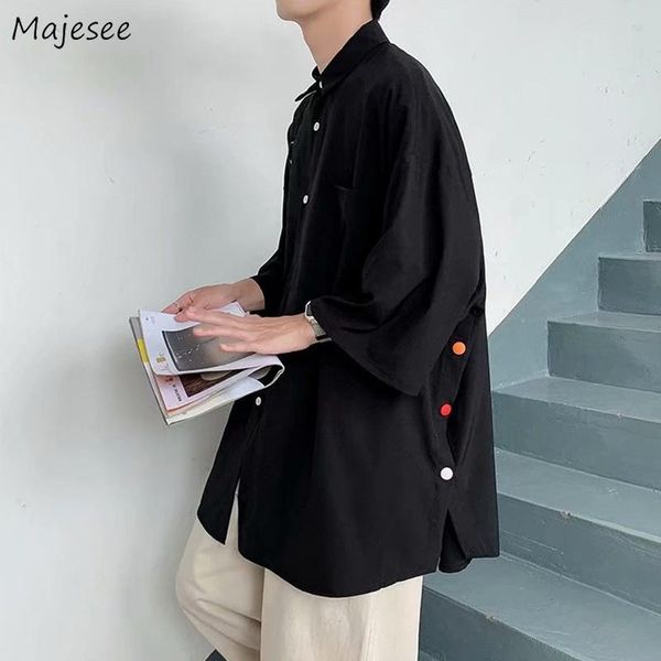 men's jackets men oversize s-3xl loose short sleeve all-match streetwear handsome side buttons korean style summer hombre outwear, Black;brown
men's jackets men oversize s-3xl loose short sleeve all-match streetwear handsome side buttons korean style summer hombre outwear, Black;brown