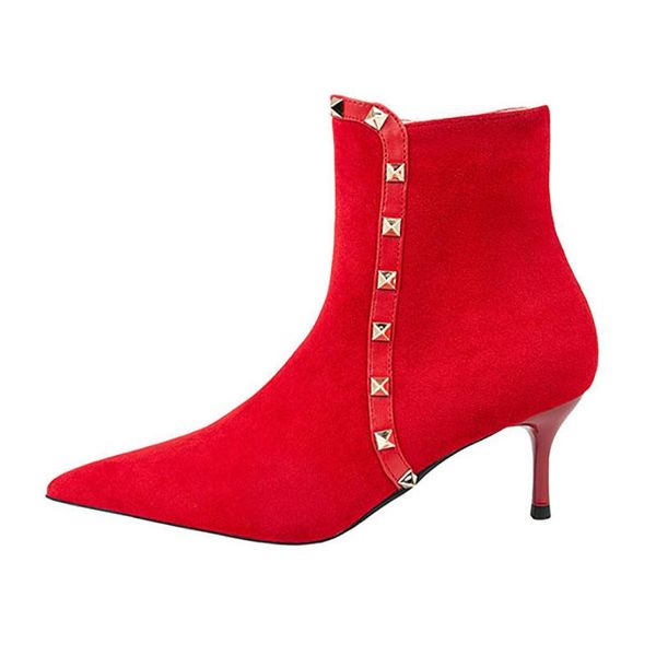 boots meriahzheng 2021 winter women's sliding stiletto ankle point high heel suede zwm, Black
boots meriahzheng 2021 winter women's sliding stiletto ankle point high heel suede zwm, Black