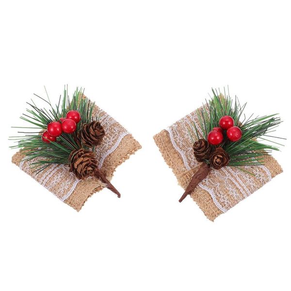 napkin rings 2 pcs dainty buttons pine cone and red fruit shape ornaments for christmas (light brown)
napkin rings 2 pcs dainty buttons pine cone and red fruit shape ornaments for christmas (light brown)