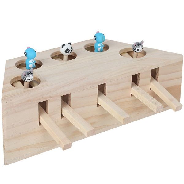 cat toys hunting toy mouse solid wood pet interactive maze hole hamster funny 5-hole for supplies
cat toys hunting toy mouse solid wood pet interactive maze hole hamster funny 5-hole for supplies