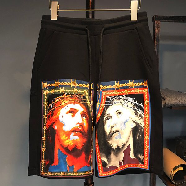 men's shorts casual cotton men's street shorts, brand , luxurious, oil painting, comfortable, classic, skateboard, # n303, White;black 
men's shorts casual cotton men's street shorts, brand , luxurious, oil painting, comfortable, classic, skateboard, # n303, White;black