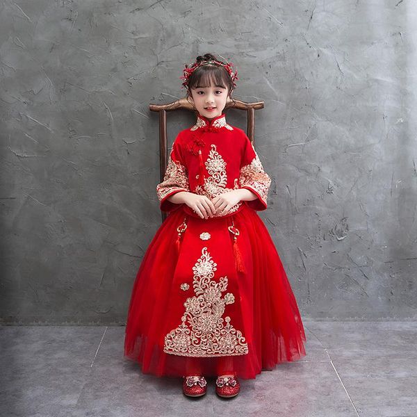 red girl christmas birthday party dress flower girls dresses for wedding gown formal kids chinese years ethnic clothing
red girl christmas birthday party dress flower girls dresses for wedding gown formal kids chinese years ethnic clothing
