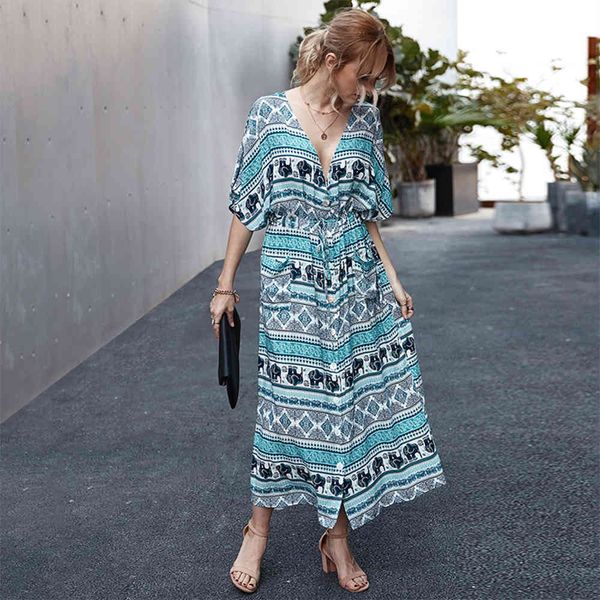 spring ladies dresses summer fashion deep v neck women 2021 new a-line bohemian print half sleeve high waist long jdjo, Black;gray
spring ladies dresses summer fashion deep v neck women 2021 new a-line bohemian print half sleeve high waist long jdjo, Black;gray