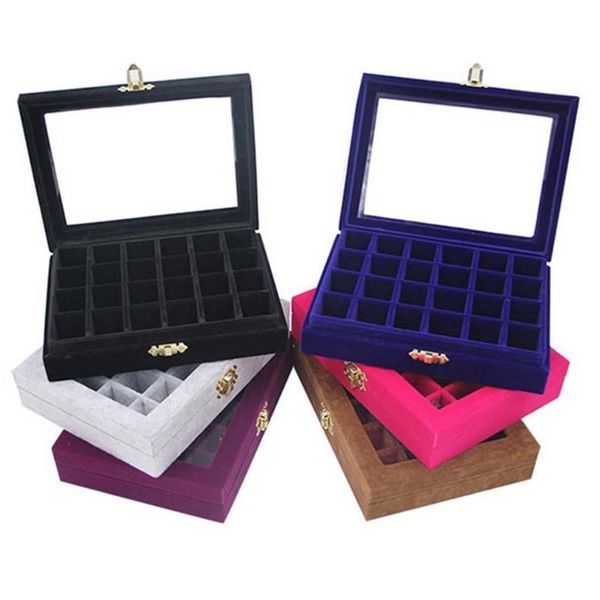 watch boxes & cases 24 grids black rose red velvet jewelry box rings earrings necklaces makeup holder case organizer women jewelery storage, Black;blue
watch boxes & cases 24 grids black rose red velvet jewelry box rings earrings necklaces makeup holder case organizer women jewelery storage, Black;blue