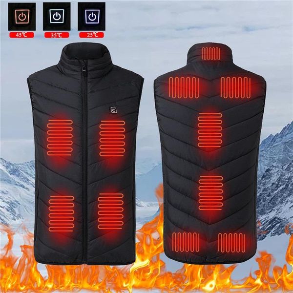 men's vests heated vest 11 areas electric jackets men women sportswear coat graphene heat usb heating jacket for camping, Black;white
men's vests heated vest 11 areas electric jackets men women sportswear coat graphene heat usb heating jacket for camping, Black;white