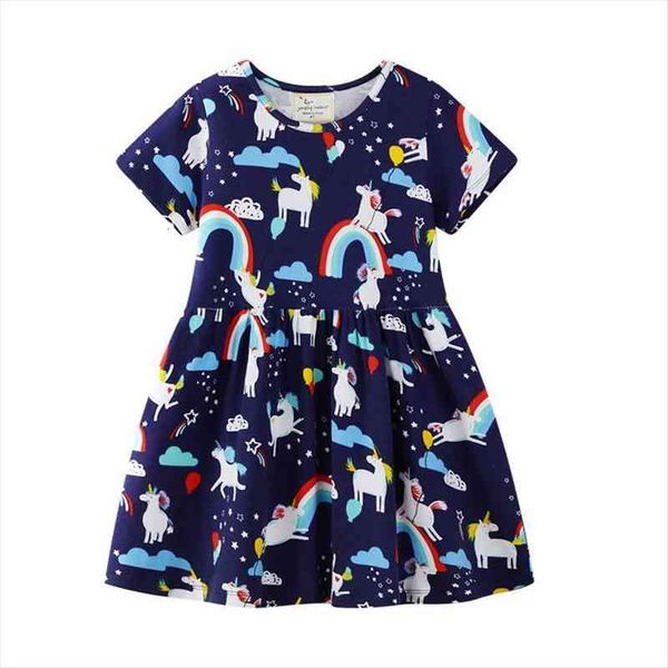 jumping meters brand princess girl dress unicorns girls baby clothing summer animals print cotton childrens party, Red;yellow
jumping meters brand princess girl dress unicorns girls baby clothing summer animals print cotton childrens party, Red;yellow