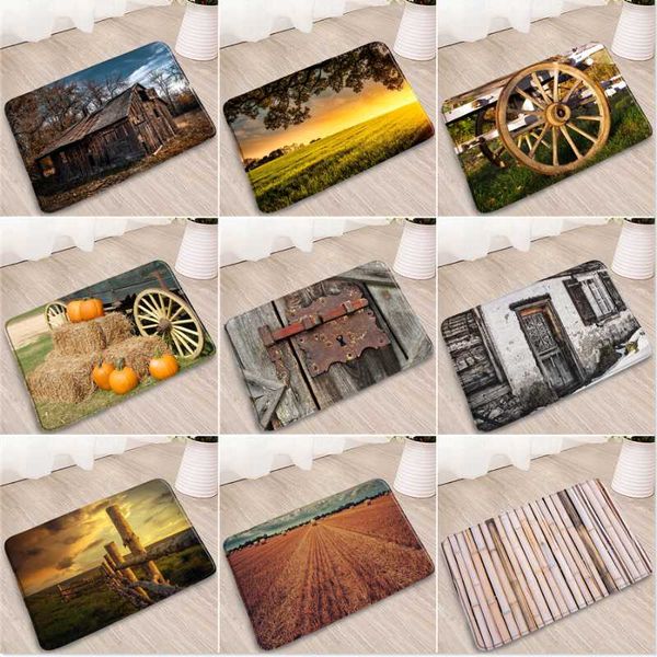 bath mats western barn bathroom mat retro farmhouse wooden wheel pumpkin vintage wood door entrance doormats kitchen bedroom non-slip rugs
bath mats western barn bathroom mat retro farmhouse wooden wheel pumpkin vintage wood door entrance doormats kitchen bedroom non-slip rugs