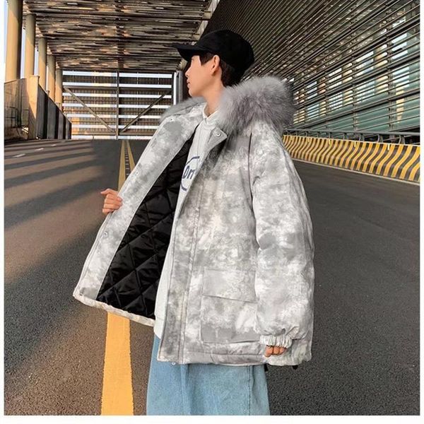 men's jackets men tie dye coat harajuku fur hooded parkas 2021 mens streetwear winter jacket male korean puffer casual outfit, Black;brown
men's jackets men tie dye coat harajuku fur hooded parkas 2021 mens streetwear winter jacket male korean puffer casual outfit, Black;brown