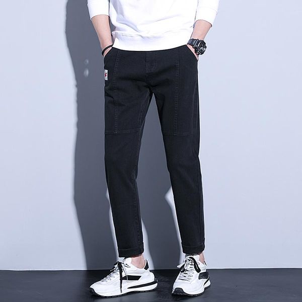 men's jeans 2021 summer elastic waist loose korean style trendy pants boys tide brand all-match, Blue
men's jeans 2021 summer elastic waist loose korean style trendy pants boys tide brand all-match, Blue