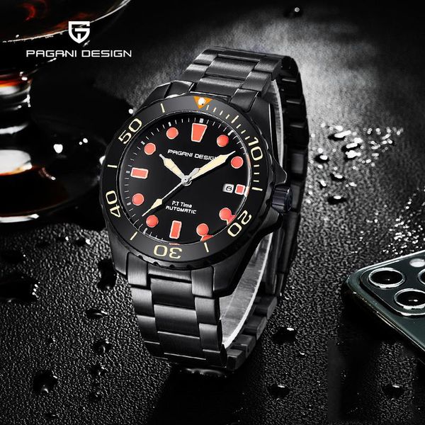 wristwatches pagani design men's military automatic mechanical watches 30m-waterproof sports wristwatch fashion luxury watch men reloj, Slivery;brown
wristwatches pagani design men's military automatic mechanical watches 30m-waterproof sports wristwatch fashion luxury watch men reloj, Slivery;brown