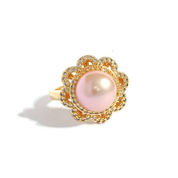 women's brass ring inlaid with colorful freshwater pearl net red jewelry, Silver
women's brass ring inlaid with colorful freshwater pearl net red jewelry, Silver