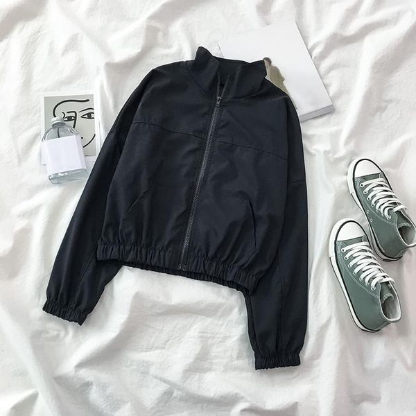 women's jackets women fashion loose jacket black lady casual outerwear 2021 spring and autumn large size coats, Black;brown
women's jackets women fashion loose jacket black lady casual outerwear 2021 spring and autumn large size coats, Black;brown
