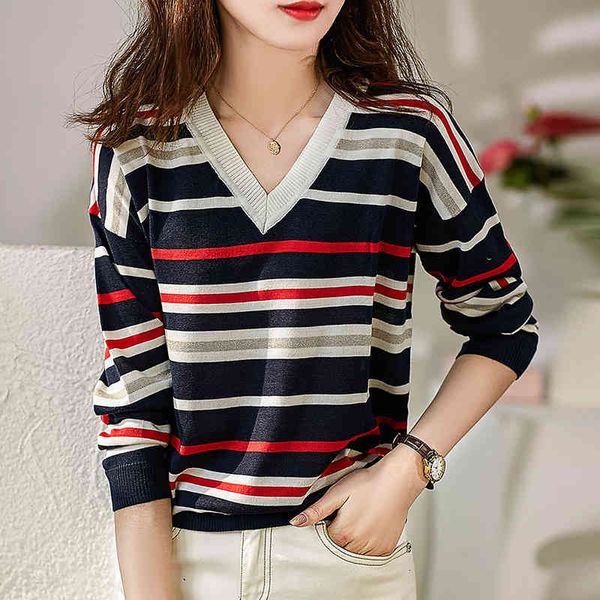women's sweaters shintimes striped pullovers sweater elastic v-neck sweters women spring fall long sleeve korean woman clothes pull fem, White;black
women's sweaters shintimes striped pullovers sweater elastic v-neck sweters women spring fall long sleeve korean woman clothes pull fem, White;black