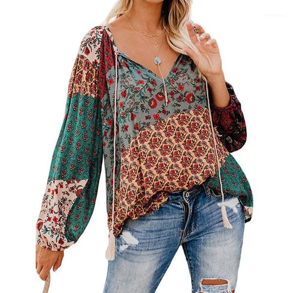 ly women blouse v neck boho long sleeve printing loose blouses fashion for beach party dod886 women's & shirts, White
ly women blouse v neck boho long sleeve printing loose blouses fashion for beach party dod886 women's & shirts, White