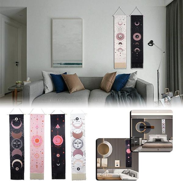decorative objects & figurines 1pcs moon phase tapestry modern wall hanging art tassel home decor gift for bedroom decorations
decorative objects & figurines 1pcs moon phase tapestry modern wall hanging art tassel home decor gift for bedroom decorations