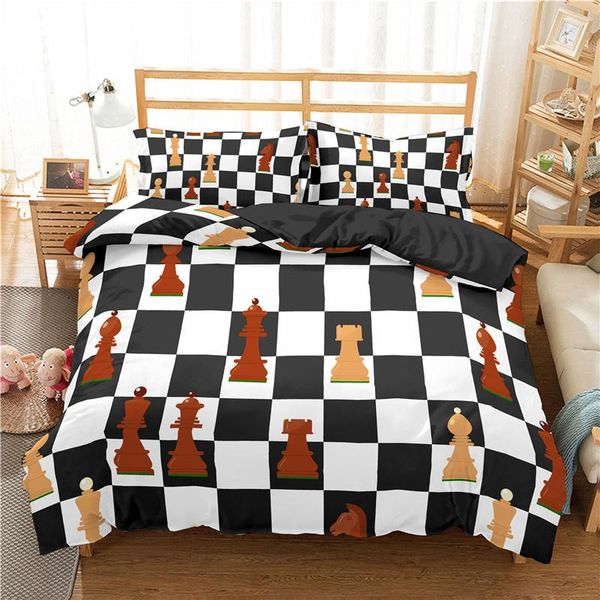 bedding sets home textile luxury 3d chess board print 2/3pcs comfortable duvet cover pillowcase and king eu/us/au size
bedding sets home textile luxury 3d chess board print 2/3pcs comfortable duvet cover pillowcase and king eu/us/au size