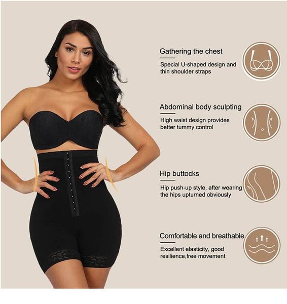 women's shapers 2021 control panties underwear plus size black seamless pad bulift high waist buenhancer hooks shapewear for women, Black;white
women's shapers 2021 control panties underwear plus size black seamless pad bulift high waist buenhancer hooks shapewear for women, Black;white