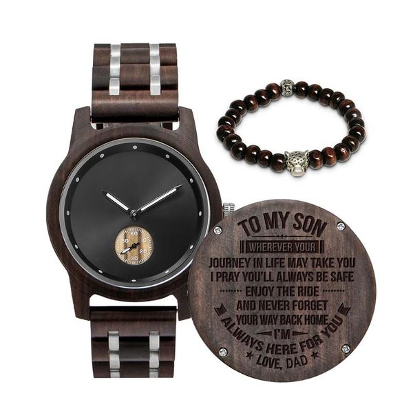 wristwatches ebony wood personalized watch men relogio masculino military watches anniversary gift for him with box, Slivery;brown
wristwatches ebony wood personalized watch men relogio masculino military watches anniversary gift for him with box, Slivery;brown