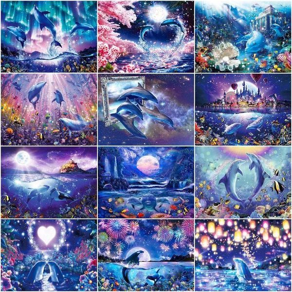 paintings gatyztory diy frame painting by numbers dolphin animal pictures paint number sea scenery on canvas home decoration
paintings gatyztory diy frame painting by numbers dolphin animal pictures paint number sea scenery on canvas home decoration