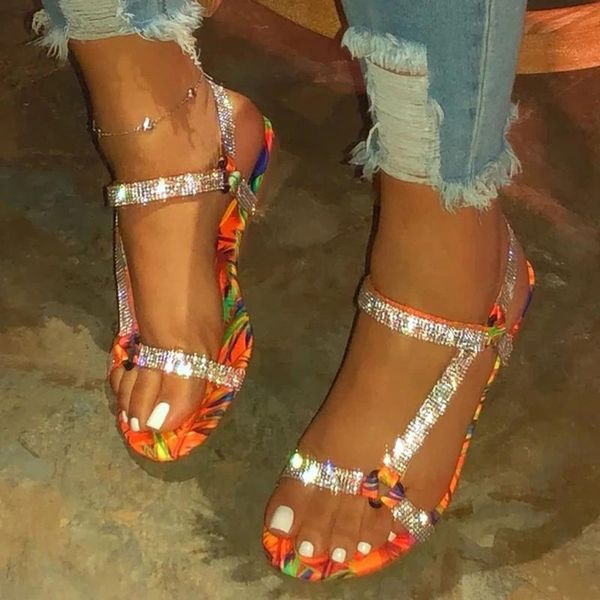 women rhinestone sandals summer beach shoes flip flop ladies soft bottom female retro open toe #5.4, Black
women rhinestone sandals summer beach shoes flip flop ladies soft bottom female retro open toe #5.4, Black