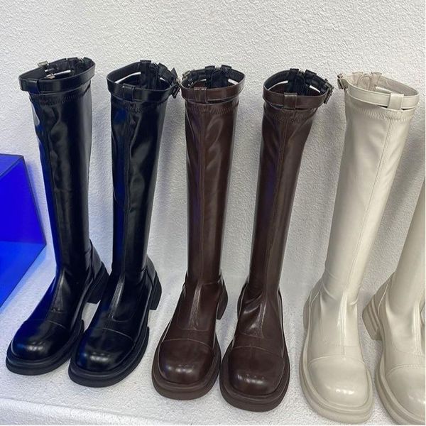 boots 2021 winter korean belt buckle fashion british style thick heel high tube but knee knight women black
boots 2021 winter korean belt buckle fashion british style thick heel high tube but knee knight women black