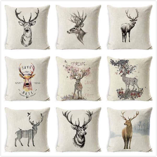 cushion/decorative pillow christmas deer cushion cover soft plush home office back throw elk case 45*45cm cojines
cushion/decorative pillow christmas deer cushion cover soft plush home office back throw elk case 45*45cm cojines