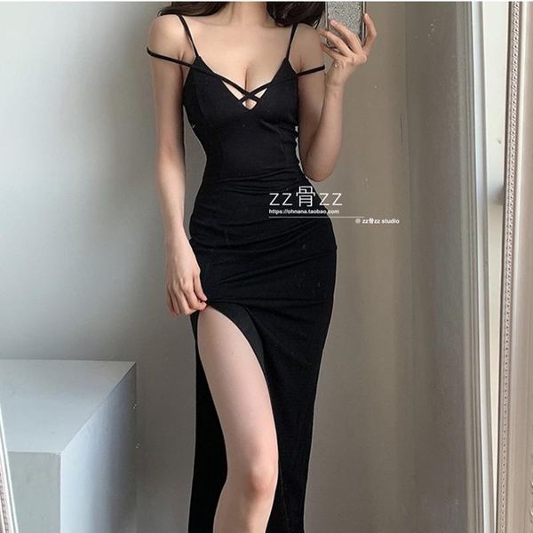 casual dresses split v-neck big bust cross hollow slim hip red korean tank party dress elegant straps summer vintage 8i87, Black;gray
casual dresses split v-neck big bust cross hollow slim hip red korean tank party dress elegant straps summer vintage 8i87, Black;gray