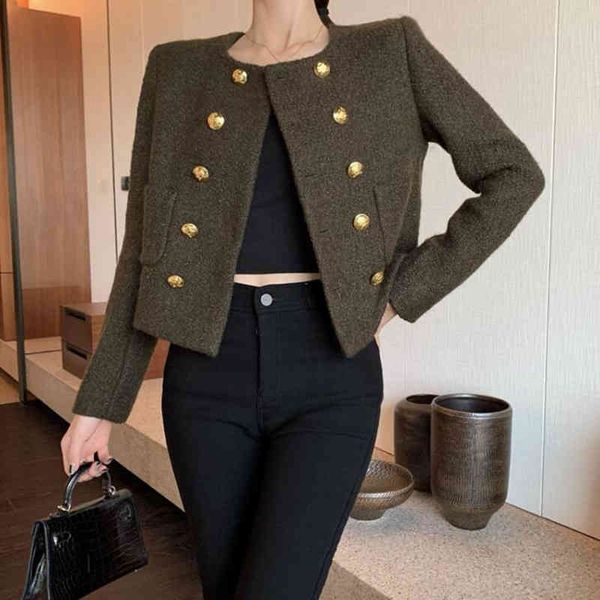 women's jackets váfl jaqueta curta para mulheres, nova moda , justa, gola redonda, manga comprida, com retalhos, estilo double breasted, Black;brown
women's jackets váfl jaqueta curta para mulheres, nova moda , justa, gola redonda, manga comprida, com retalhos, estilo double breasted, Black;brown