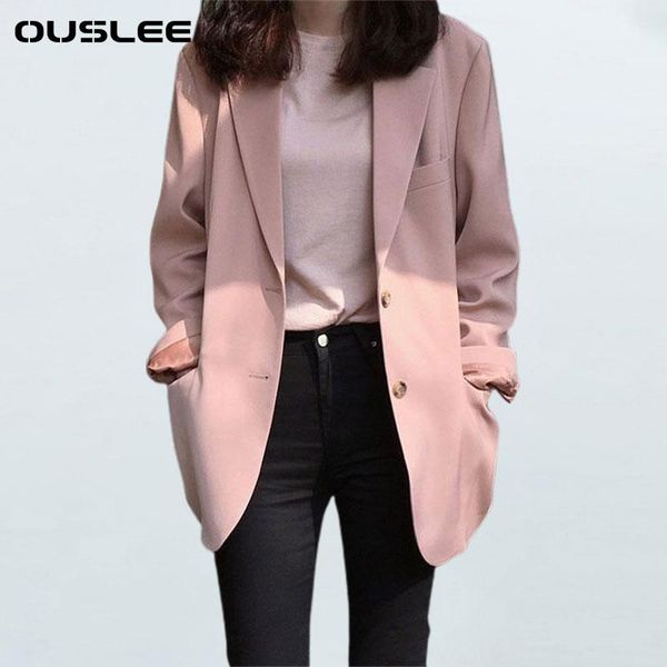 women's suits & blazers ouslee women pink chic blazer long sleeve office ladies autumn jackets outerwear single breasted, White;black
women's suits & blazers ouslee women pink chic blazer long sleeve office ladies autumn jackets outerwear single breasted, White;black