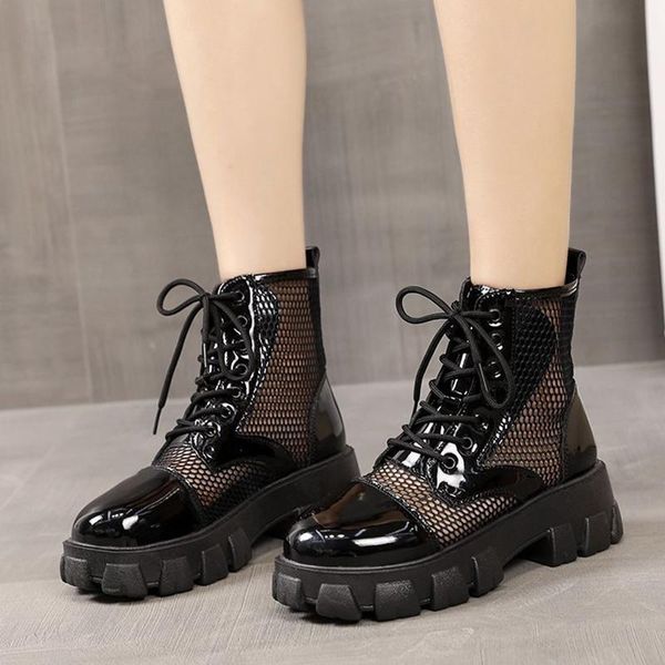 lucyever breathable mesh summer ankle boots women round toe lace up platform cool woman fashion black beige casual shoes 
lucyever breathable mesh summer ankle boots women round toe lace up platform cool woman fashion black beige casual shoes