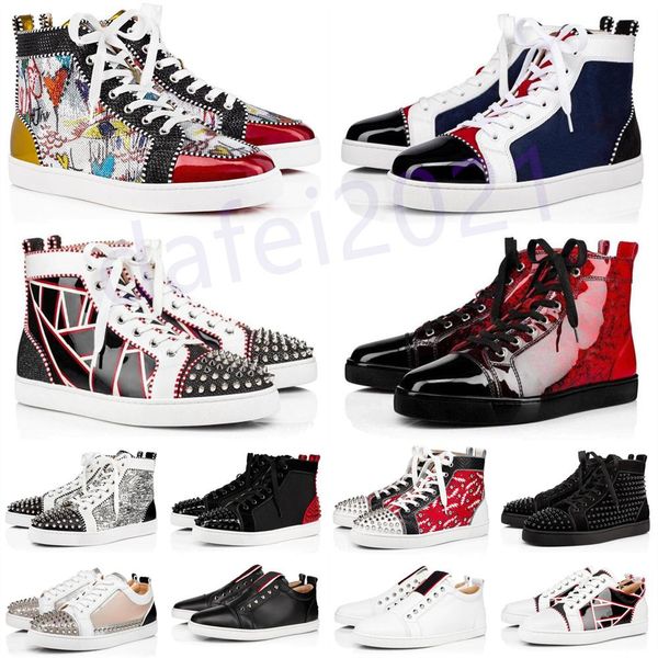 mens casual shoes women outdoor red bottoms shoe studded spikes loafers sneakers suede leather flats ttrainers jogging des chaussures a42, Black
mens casual shoes women outdoor red bottoms shoe studded spikes loafers sneakers suede leather flats ttrainers jogging des chaussures a42, Black