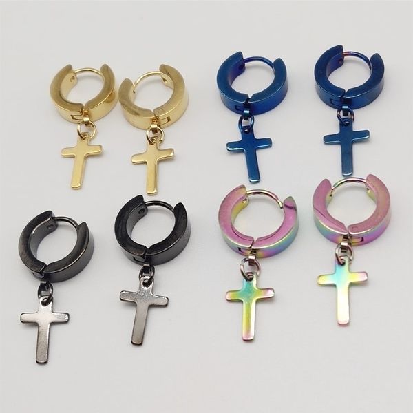 short stainless steel cross dangle earrings hypoallergenic ear buckle simple fashion men and women jesus pendant jewelry gift, Silver
short stainless steel cross dangle earrings hypoallergenic ear buckle simple fashion men and women jesus pendant jewelry gift, Silver