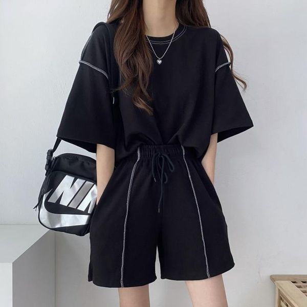 women's tracksuits 100% cotton suit short-sleeved shorts summer fashion casual sportswear loose two-piece, Gray
women's tracksuits 100% cotton suit short-sleeved shorts summer fashion casual sportswear loose two-piece, Gray