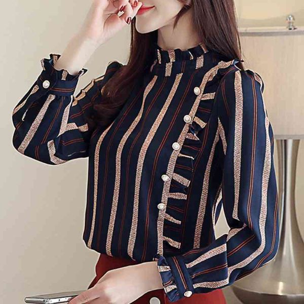 womens and blouses woman fashion striped blouse women long sleeve women shirts chiffon blouse blusas a867 210426, White
womens and blouses woman fashion striped blouse women long sleeve women shirts chiffon blouse blusas a867 210426, White