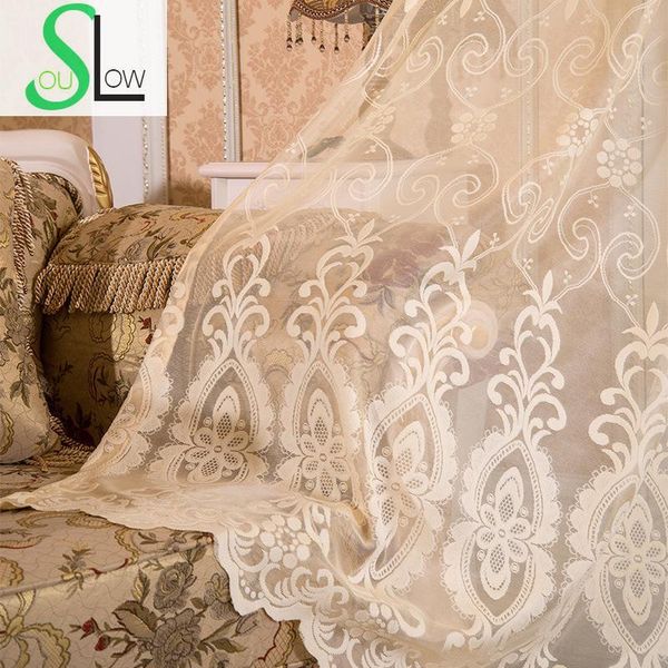 slow soul beige coffee white curtain jacquard lace high grade european tulle curtains for living room kitchen sheer blinds & drapes
slow soul beige coffee white curtain jacquard lace high grade european tulle curtains for living room kitchen sheer blinds & drapes
