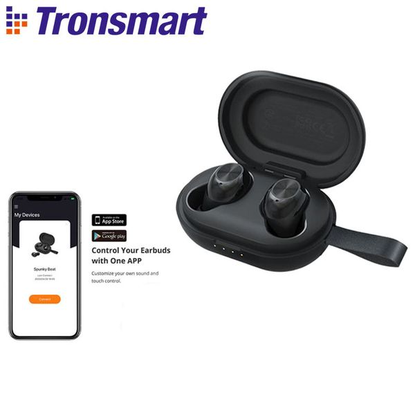 

tronsmart spunky beat true wireless earphone aptx bluetooth earbuds with qualcommchip cvc 8.0 touch/app control