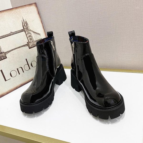 boots british style hight-women's college platform thick heel retro motorcycle 1 0l3r, Black
boots british style hight-women's college platform thick heel retro motorcycle 1 0l3r, Black