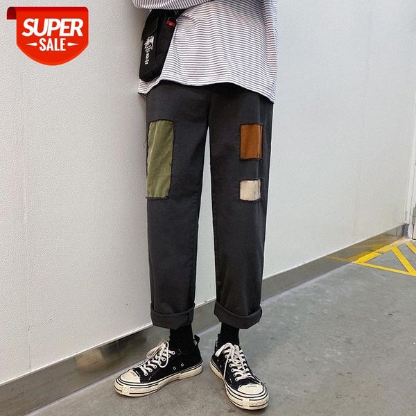 yemi fashion|nine-point overalls for boys korean version of qinggang style loose straight wide-leg pants #ay0l, Black 
yemi fashion|nine-point overalls for boys korean version of qinggang style loose straight wide-leg pants #ay0l, Black