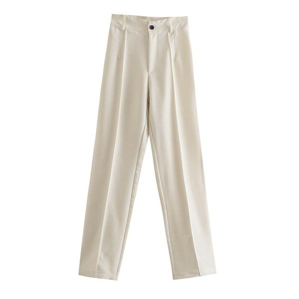 women's pants & capris women thin light chic fashion office wear straight vintage high waist zipper female trousers mujer, Black;white
women's pants & capris women thin light chic fashion office wear straight vintage high waist zipper female trousers mujer, Black;white