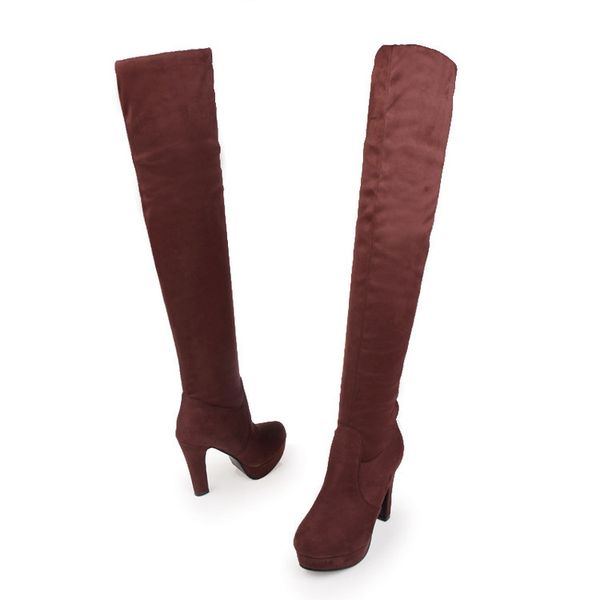 luxury designer women multi ways over the knee thigh high synthetic suede winter boots size 33 to 42 43, Black
luxury designer women multi ways over the knee thigh high synthetic suede winter boots size 33 to 42 43, Black