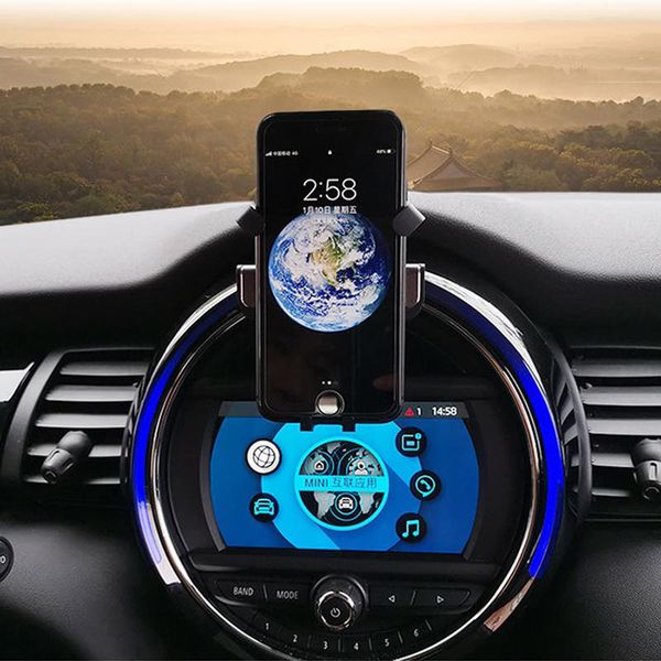 cell phone mounts & holders car navigation holder bracket wireless charging base for mini cooper one s jcw d f55 f56 f60
cell phone mounts & holders car navigation holder bracket wireless charging base for mini cooper one s jcw d f55 f56 f60