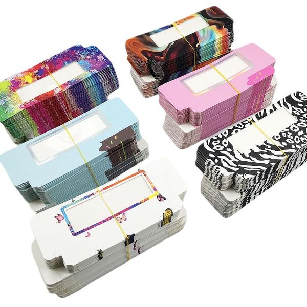 false eyelashes 10/100pcs empty packaging soft paper lash box custom logo design for 25mm strip lashes 3d mink without tray
false eyelashes 10/100pcs empty packaging soft paper lash box custom logo design for 25mm strip lashes 3d mink without tray