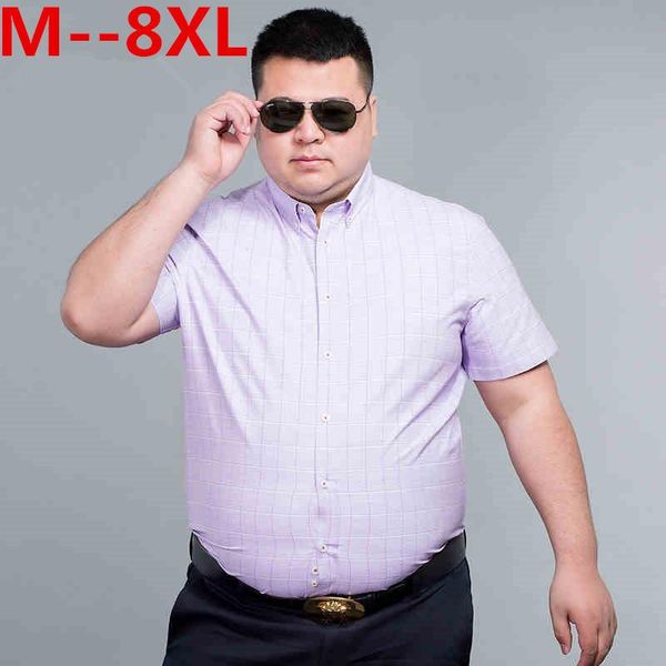 6xl 5x 100% cotton mens dress short sleeve shirts fashion casual slim fit plaid men brand clothing chemise homme men's, White;black
6xl 5x 100% cotton mens dress short sleeve shirts fashion casual slim fit plaid men brand clothing chemise homme men's, White;black