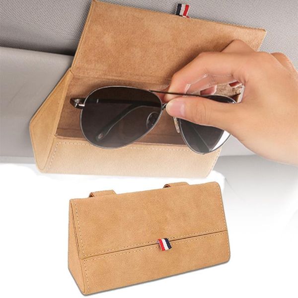 car organizer 1 pcs beige sun glasses holder box visor case storage sunshade auto accessories
car organizer 1 pcs beige sun glasses holder box visor case storage sunshade auto accessories