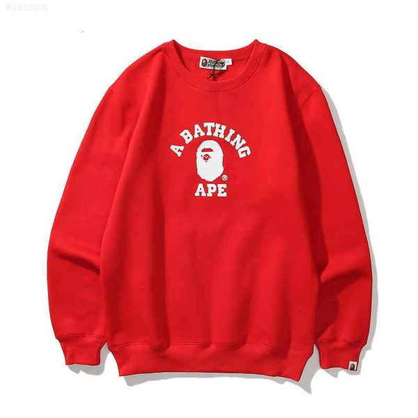 jerseys hoodies 2021 autumn winter ape head letter printing red men's and women's same plush round neck pullover, Black
jerseys hoodies 2021 autumn winter ape head letter printing red men's and women's same plush round neck pullover, Black
