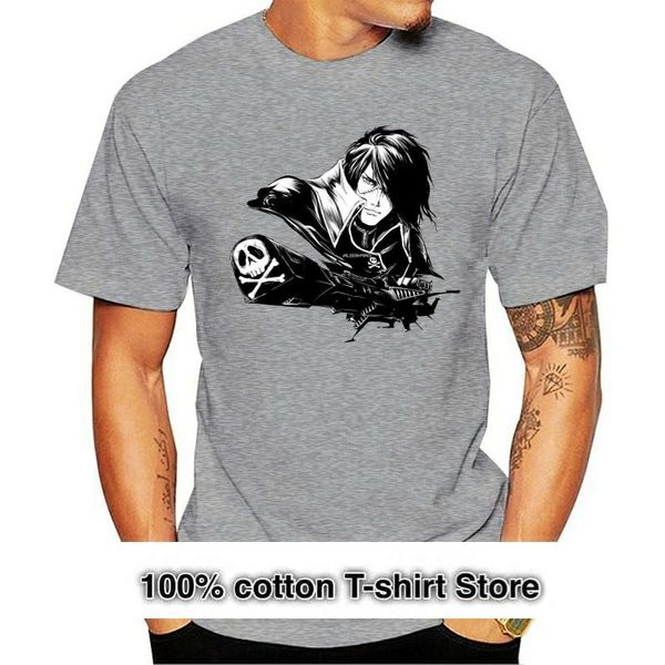 men's t-shirts space pirate for men harlock captain manga anime casual cotton tee shirt crewneck short sleeve t 4xl 5xl, White;black
men's t-shirts space pirate for men harlock captain manga anime casual cotton tee shirt crewneck short sleeve t 4xl 5xl, White;black