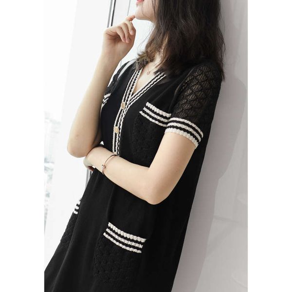 dresses silk casual fengwu road high waist celebrity temperament black short sleeve small fragrance knitted dress with sling in summer, Black;gray
dresses silk casual fengwu road high waist celebrity temperament black short sleeve small fragrance knitted dress with sling in summer, Black;gray