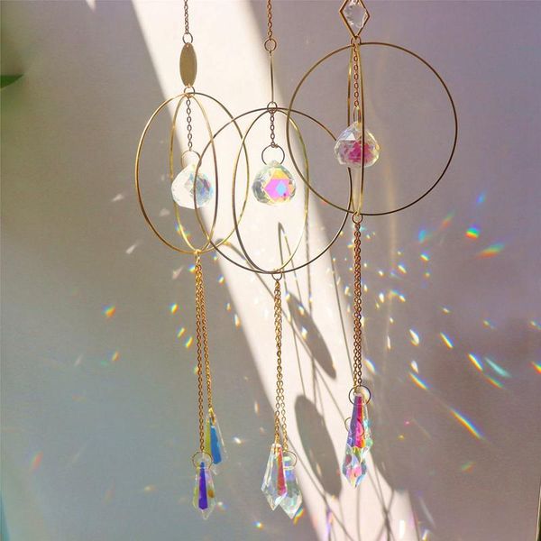 decorative objects & figurines 1pcs crystal rainbow wind chime stone pendant prism suncatcher moon hanging ornament home garden patio decor
decorative objects & figurines 1pcs crystal rainbow wind chime stone pendant prism suncatcher moon hanging ornament home garden patio decor