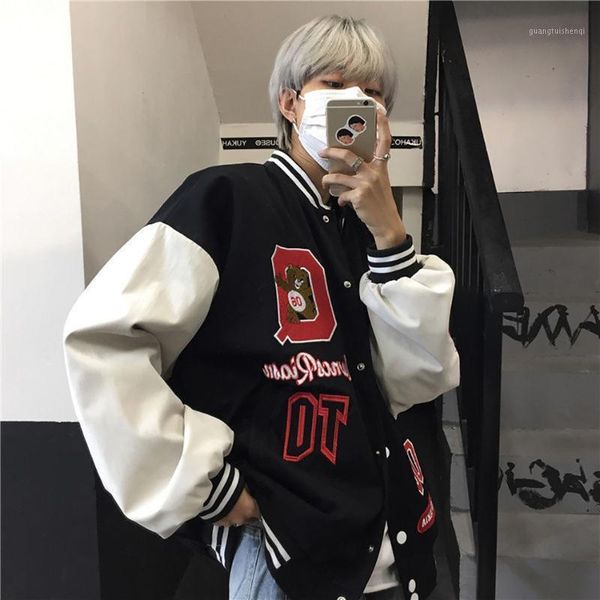 men's jackets ins fashion trend couples oversized jacket coat 2021 korean autumn winter style vintage baseball men clothing loose outer, Black;brown
men's jackets ins fashion trend couples oversized jacket coat 2021 korean autumn winter style vintage baseball men clothing loose outer, Black;brown